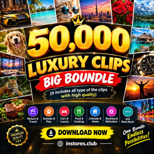 50,000+ Luxury Clips – Mega Bundle