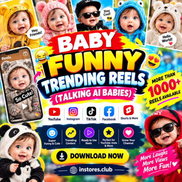 Baby Funny Trending Reels – 1000+ Talking AI Babies