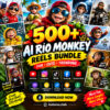 500+ AI Rio Monkey Reels Bundle