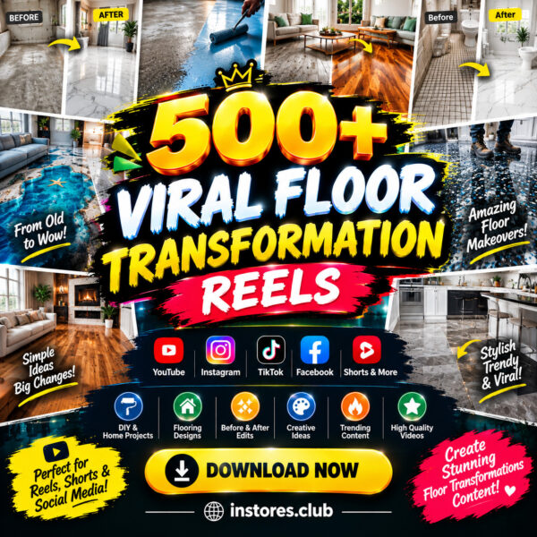 500+ Viral Floor Transformation Reels Bundle 500+ Viral Floor Transformation Reels Bundle