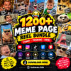 Meme Page Reel Bundle – 1200+ Videos