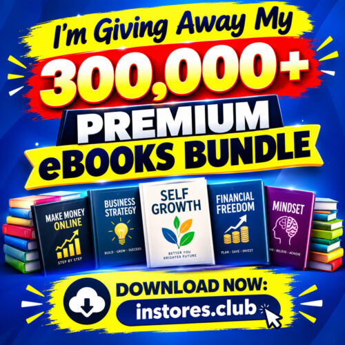 300,000+ Premium eBooks Bundle – Massive Digital eBook Collection