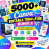 5000+ Canva Editable Templates Bundle – Ultimate Design Collection