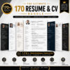 Resume Template Bundle 170+ Resume Templates Bundle | Professional CV & Cover Letter Templates